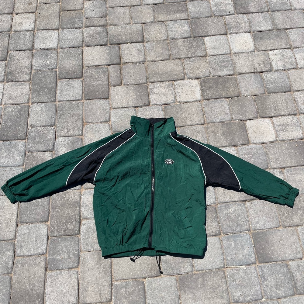 Green and Black Track Jacket